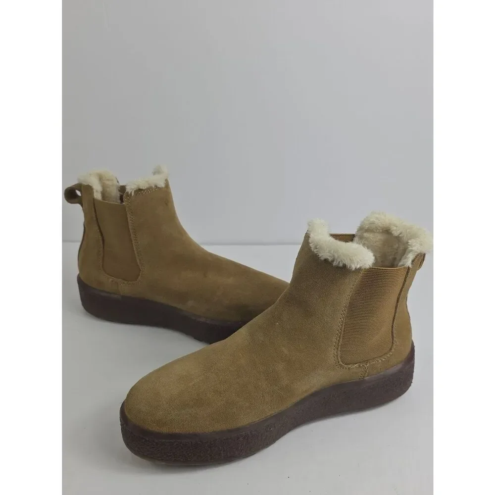 Madewell The Toasty Suede Leather Women's Booties Size 9